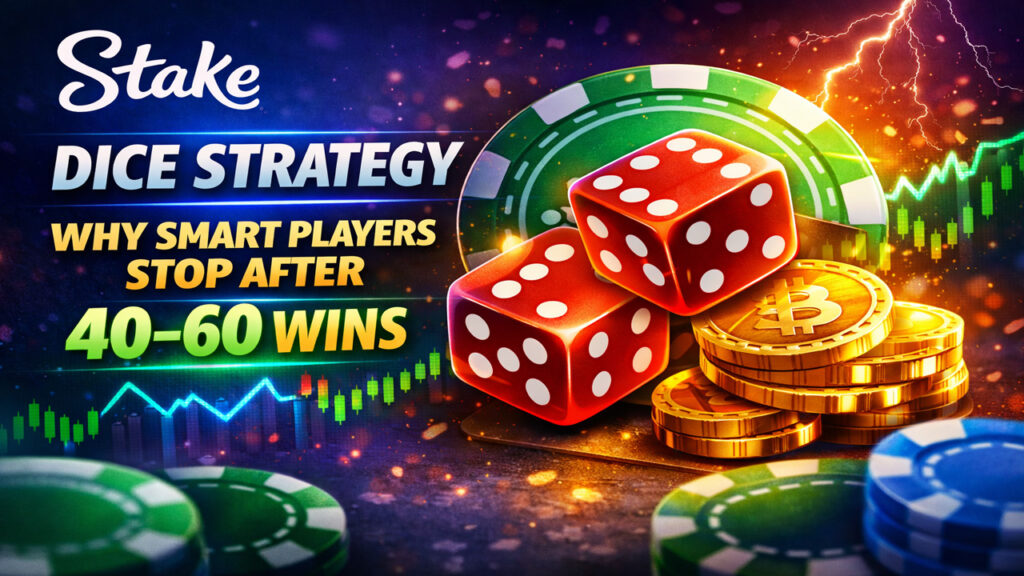 Stake Dice Strategy: Why Smart Players Stop After 40–60 Wins